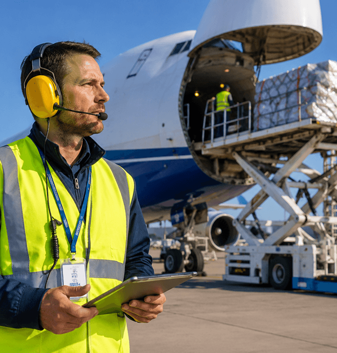 Air freight cargo loading